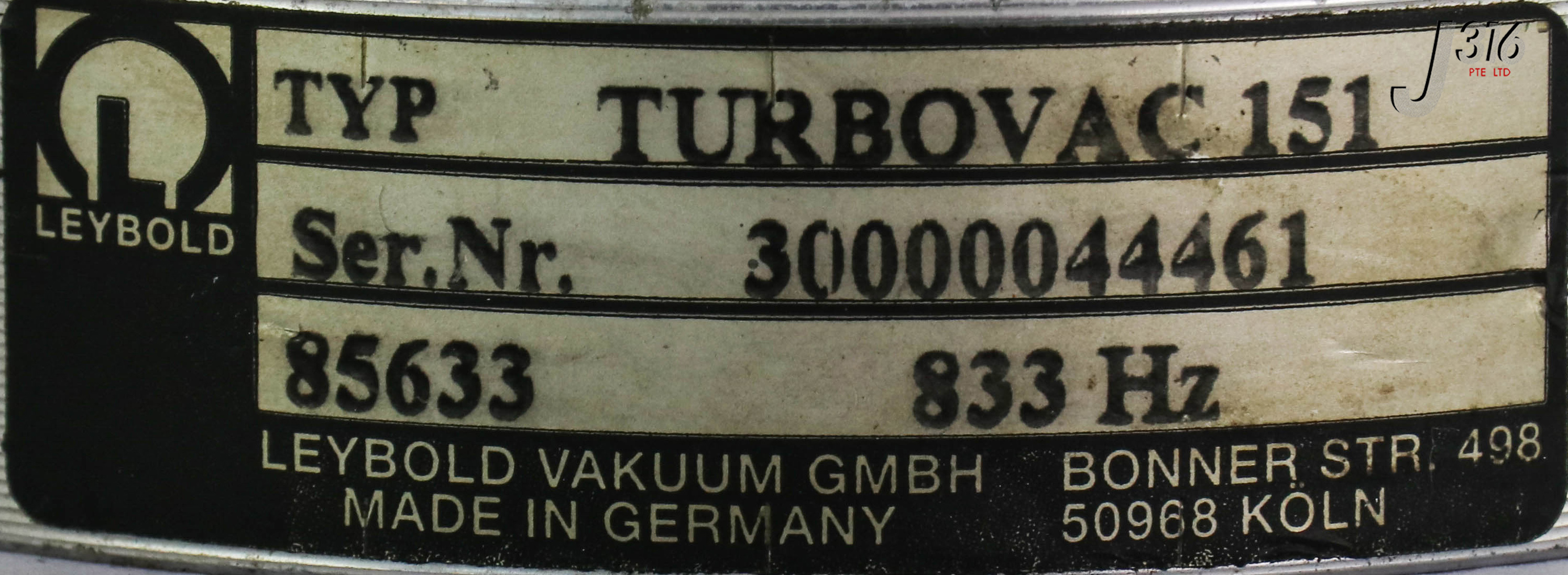 NR様オーダー 16224 LEYBOLD TURBOMOLECULAR PUMP TURBOVAC 151 | eBay Australia
